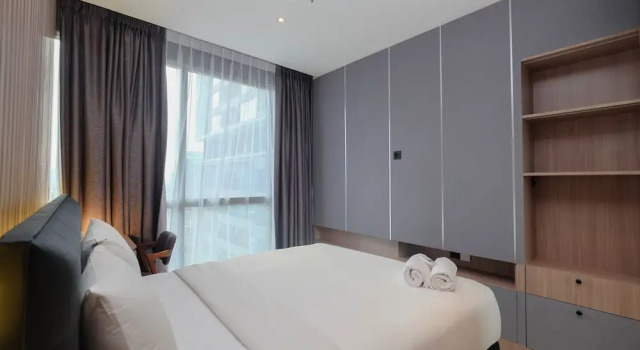 Номер Standard Elegant And Comfort 1Br At Ciputra World 2 Apartment