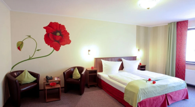 Двухместный номер Standard с балконом и с видом на реку Hotel Lellmann