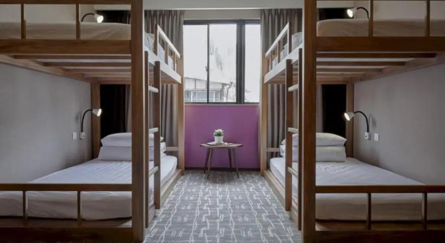 Кровать в общем номере Orange Hotel - Wenhua, Chiayi