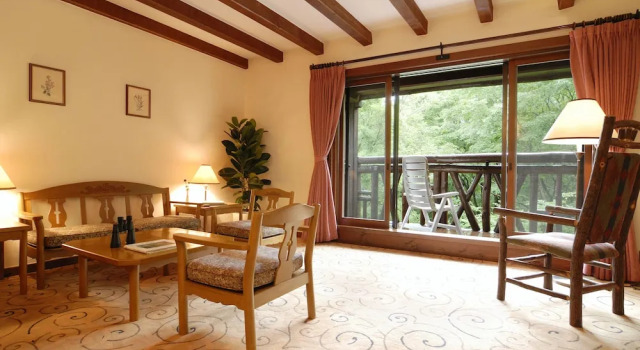 Двухместный люкс с балконом Kamikochi Imperial Hotel