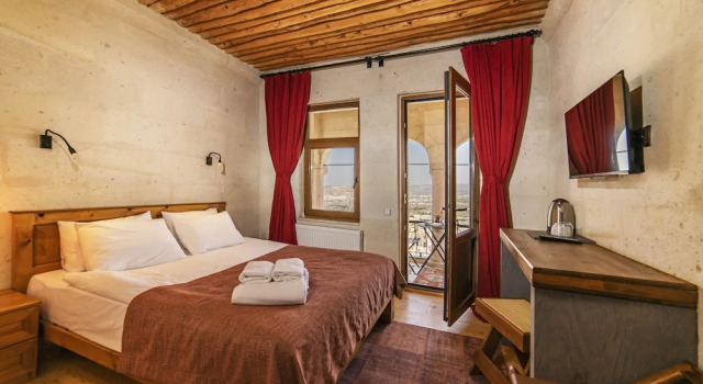 Двухместный номер Standard с балконом и с красивым видом из окна Alice in Cappadocia