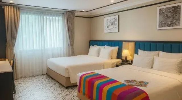 Четырёхместный номер Standard с видом на город The Emissary Hanoi Hotel & Spa