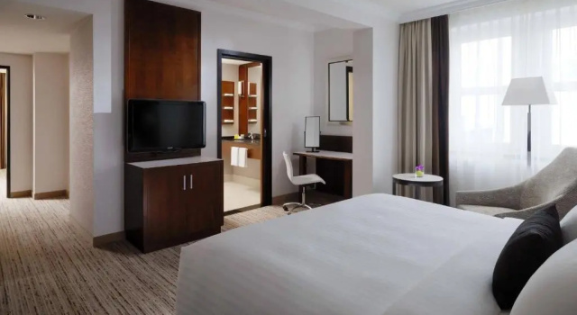 Двухместный люкс c 1 комнатой Cologne Marriott Hotel