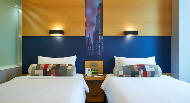 Одноместный номер Standard с видом на город Aloft by Marriott Seoul Gangnam