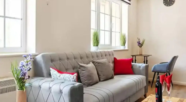 Leicester1br-wifi-modernapt-kitchen-sleeps2, Забронировать Апартаменты/квартира Отели Лестера с парковкой, Парковка