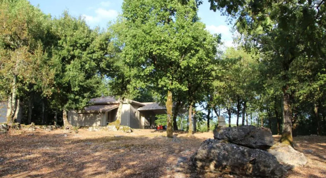 Шале с 2 комнатами Chalet BIRON - Piscine & Tennis - Gîtes de Poubille