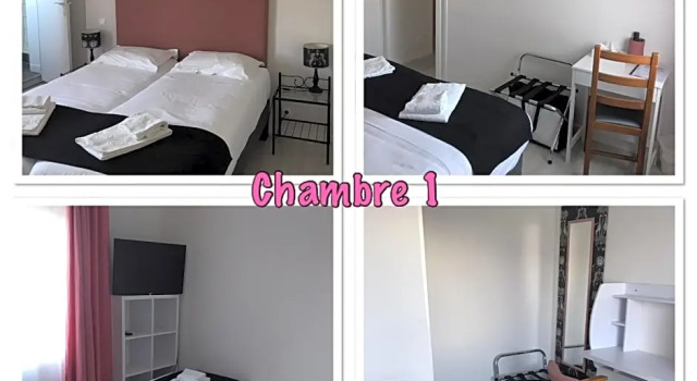 Номер Comfort Hotel Le Crist Al, Front de mer, chambres climatisées et son studio non climatisé, proche du centre ville