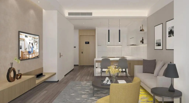 Люкс Deluxe с 2 комнатами Citadines Xingsha Changsha