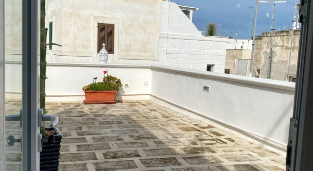 Ideal for family apartment, sea view terrace-Terrazza Palmieri