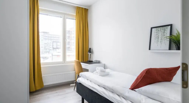 Апартаменты Standard с 2 комнатами с балконом Hiisi Homes Vantaa Keimolanmäki