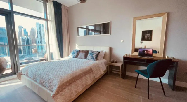 Luxury new apartment on the metro, facing Dubai marina., Забронировать Апартаменты/квартира Апартаменты Эмирата Дубая, рядом с Dubai Marina Yacht Club, Апартаменты/квартира