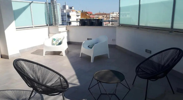 Студия Penthouse 40 in Trastevere with a huge Terrace