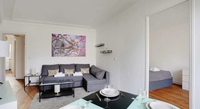 Chic Apartment - 1br/4p - Next to Paris