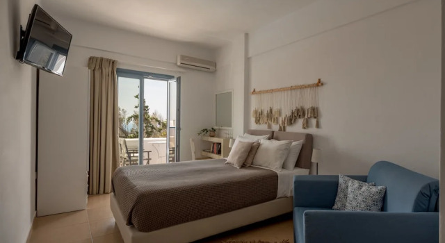 Номер Standard с балконом и с красивым видом из окна Caldera Romantica Hotel
