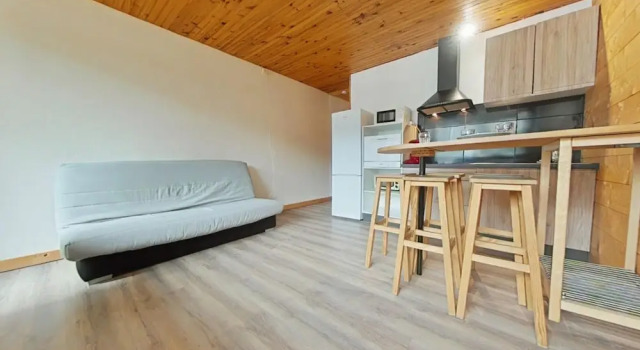 Студия Le Chitelet vue sur Pistes
