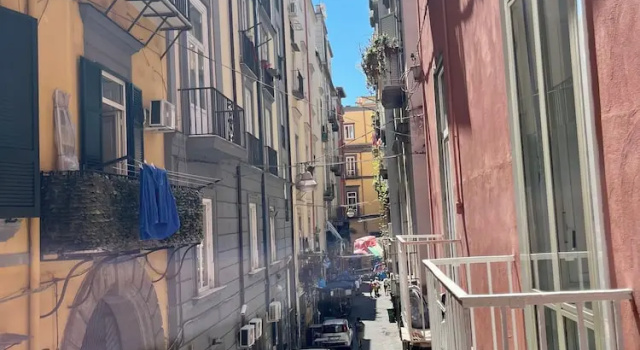 Четырёхместный номер Deluxe с видом на город NaBaB-Napoli Bed And Breakfast