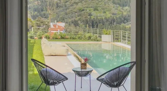 Вилла Deluxe с 2 комнатами с видом на море Suite Home Villas with Private Pools by Explore Andros