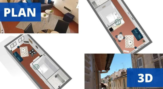 Апартаменты Le Jos - 2min palais-100m mer-Verrière Cote d'Azur