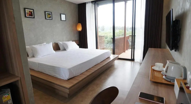 Двухместный номер Standard с балконом Hug Jang Loei Garden & Resort