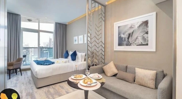 Vogue | Damac Maison Prive Downtown Near Dubai Mall | Burj Khalifa, Забронировать Апартаменты/квартира Апартаменты Эмирата Дубая, рядом с Деловой район Эмаар-Сквер, Апартаменты/квартира