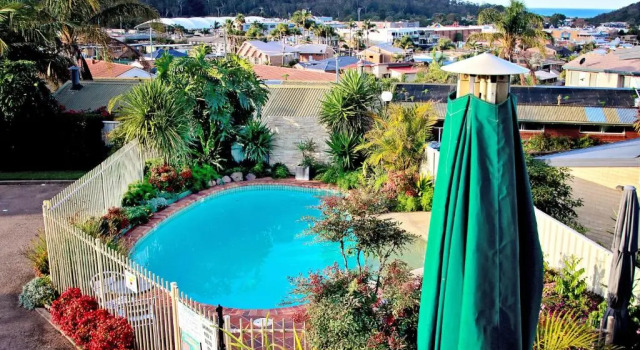Двухместный номер Deluxe с балконом и с видом на море Sea Spray Motel - Merimbula