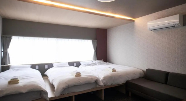 Семейный номер Deluxe WELLSTAY Osaka Shinsaibashi Apartment hotel