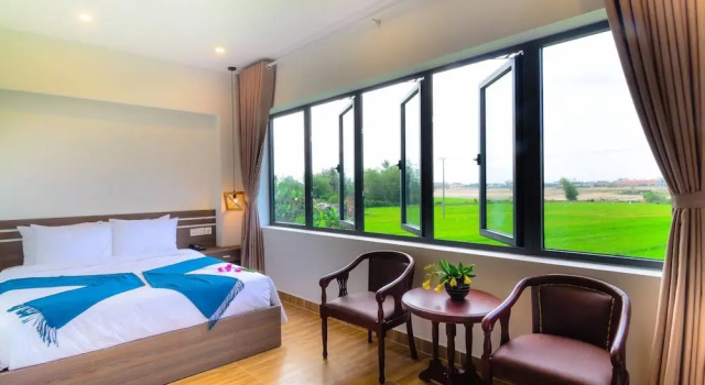 Двухместный номер Deluxe с балконом и с видом на сад HA Gateway Inn Villa Private Pool & Fully AC