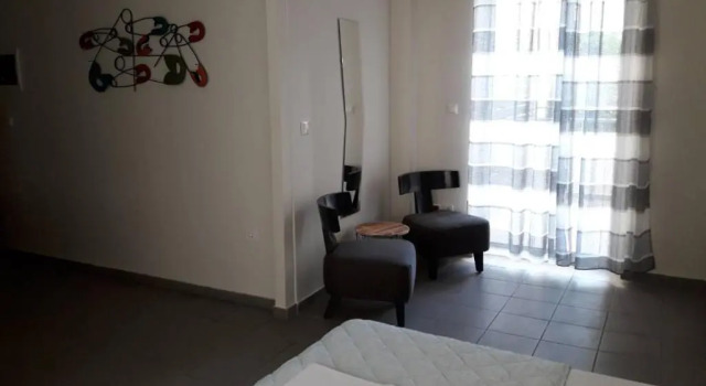 Студия с красивым видом из окна Athens Way Lofts
