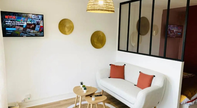 Studio ScandiChic tout équipé centre-gare-rives-clinique à pied, Забронировать Апартаменты/квартира Кан 