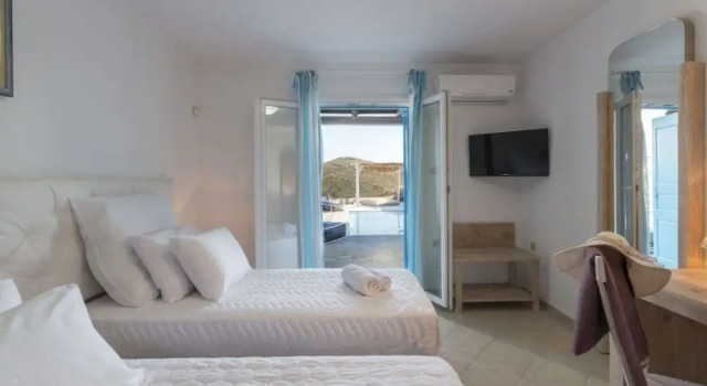 Вилла с 3 комнатами с балконом и с видом на море Wild View Mykonos