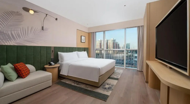 Номер Deluxe Hilton Garden Inn Beijing Feng Tai Xinxiang Building