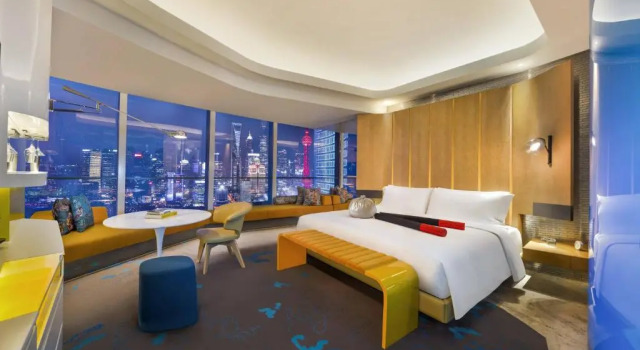 Двухместный номер Spectacular Pearl Tower View W Shanghai - The Bund