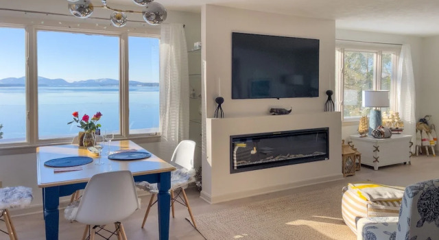 Lucky Stone Retreat - Private Beach & Acadia View, Buchen Sie Ferienhaus Sullivan Maine