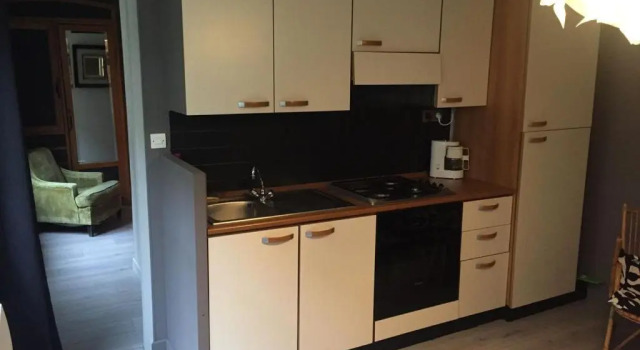 Апартаменты Appartement deux pièces bord de mer avec jardin