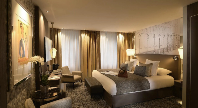 Номер Deluxe Hotel La Lanterne & Spa By Timhotel