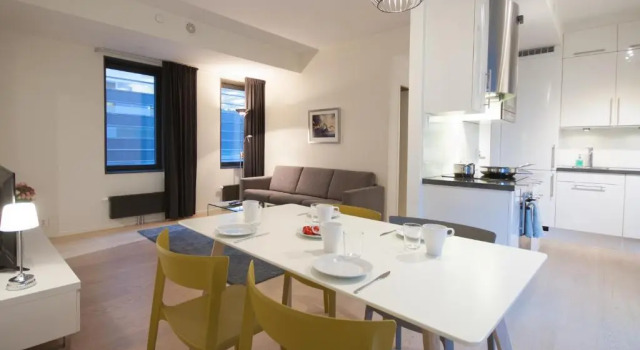 Апартаменты с 2 комнатами BJØRVIKA APARTMENTS, Opera Area, Oslo city center
