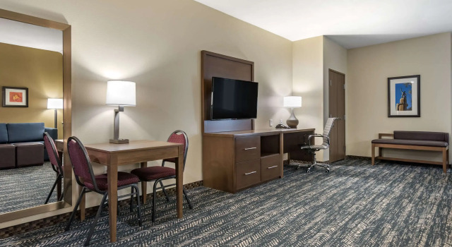 Четырёхместный люкс Comfort Inn & Suites Downtown near University