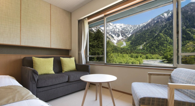 Двухместный номер Standard с видом на горы Kamikouchi Hotel SHIRAKABASO