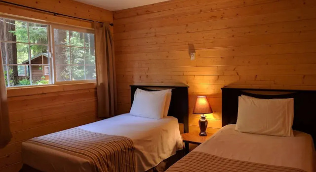 Семейный номер Standard с видом на сад Emerald Forest Cabins