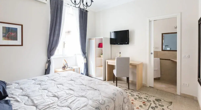 Номер Superior с видом на внутренний двор B&B Calamatta