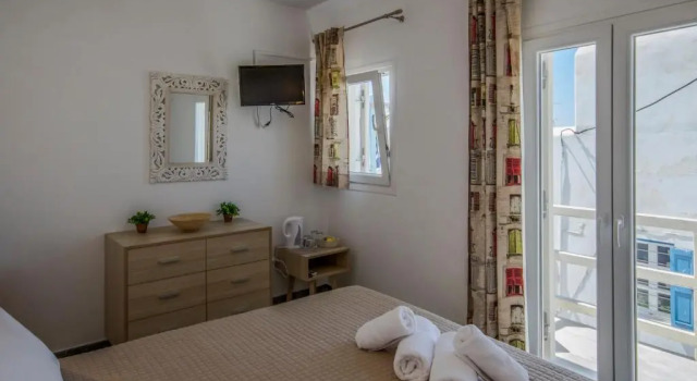 Двухместный номер Standard с балконом и с видом на море Ioannas House