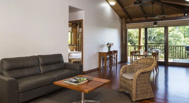Семейная вилла с 2 комнатами с балконом Rose Gums Wilderness Retreat