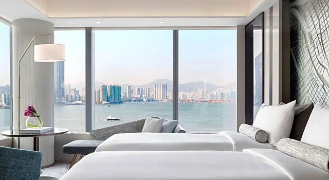 Двухместный номер Victoria Harbour Lounge Access Deluxe с видом на гавань Hyatt Centric Victoria Harbour