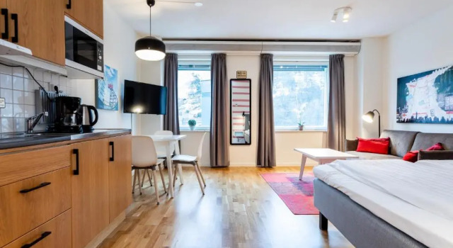 Студия ApartDirect Hammarby Sjöstad