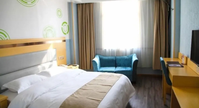 Двухместный номер Business GreenTree Inn Wuxi ChongAn Temple Jiefang West Road Hotel