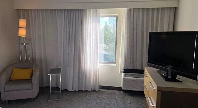 Двухместный люкс c 1 комнатой Courtyard by Marriott Detroit Brighton