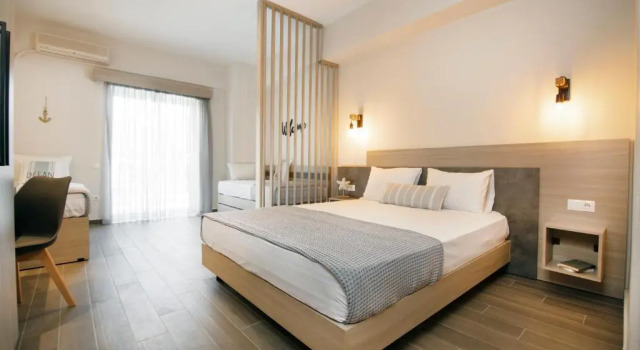 Семейный номер Standard с видом на море Liakada Hotel