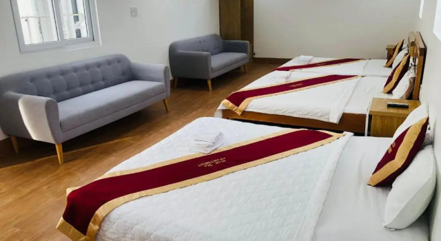 Кровать в общем номере 7S Beach Blue Sea Hotel & Apartments