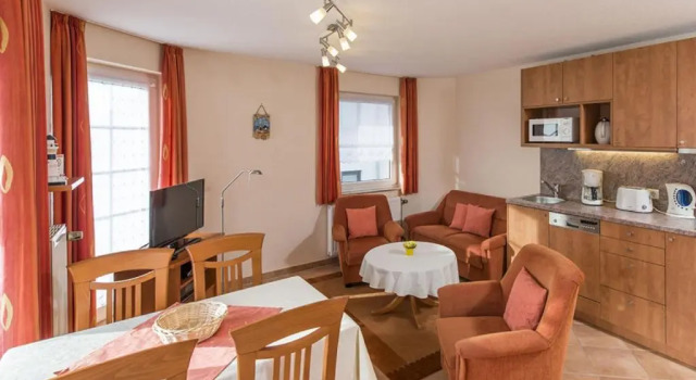 Апартаменты c 1 комнатой Haus Dünenglück Whg. 23, Teilseesicht