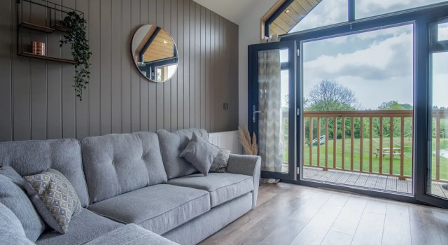Апартаменты c 1 комнатой с балконом Cabin In The Woods - 1 Bed - Kilgetty